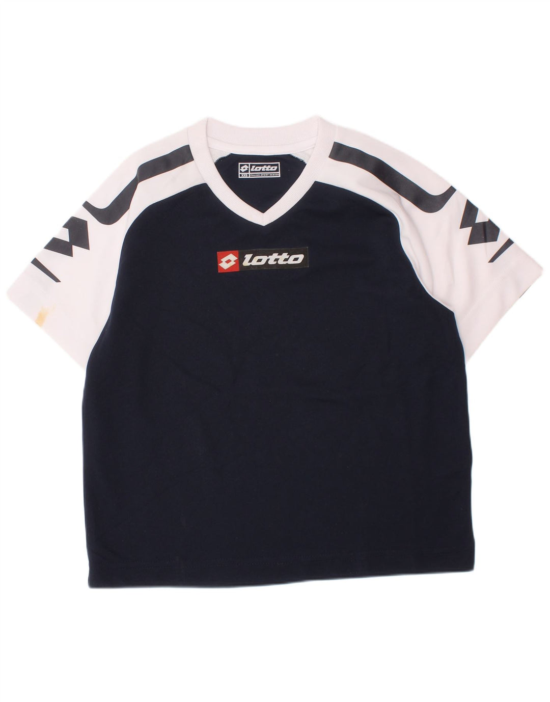 Γραφικό μπλουζάκι LOTTO Boys Top 5-6 ετών 2XS Navy Blue Colorblock