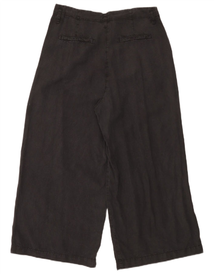 Dack's γυναικείο φαρδύ παντελόνι Capri IT 44 Medium W30 L23 Black Tencel