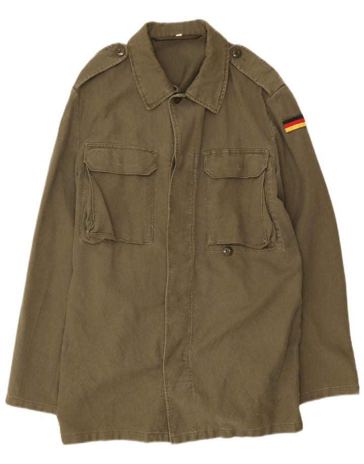Vintage Ανδρικό Military Jacket UK 38 Medium Khaki