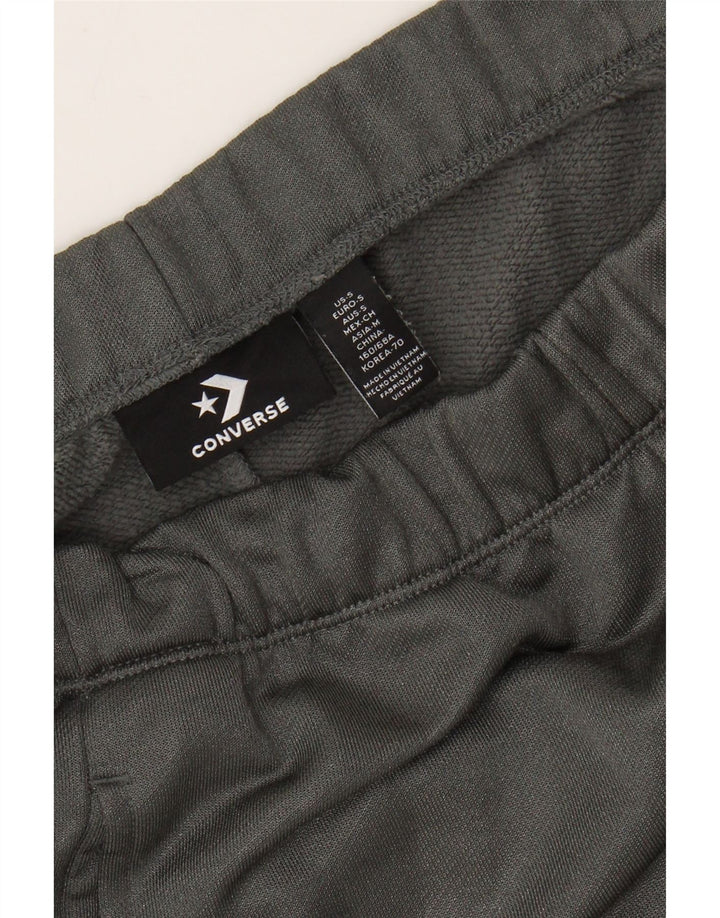 CONVERSE Ανδρική φόρμα Chuck Taylor Παντελόνι Joggers Μικρό γκρι βαμβακερό