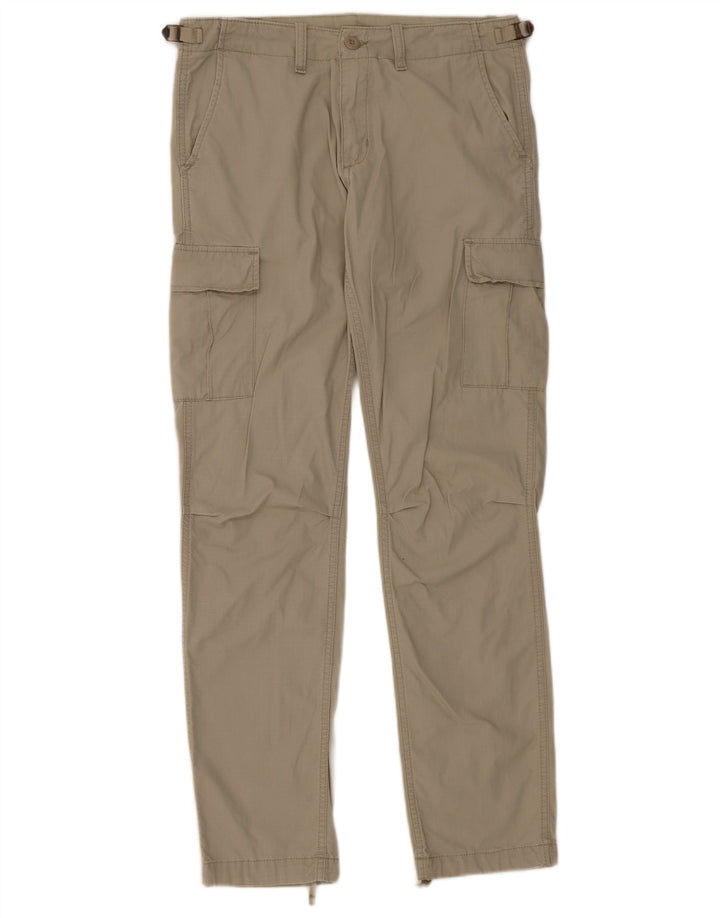 Carhartt Ανδρικό ίσιο παντελόνι Cargo W29 L32 Γκρι βαμβακερό