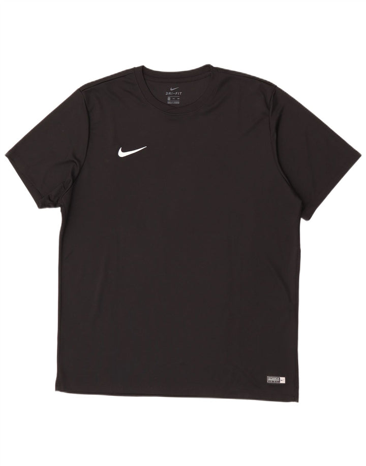 Ανδρικό T-shirt Nike Dri Fit Top 2XL Μαύρο