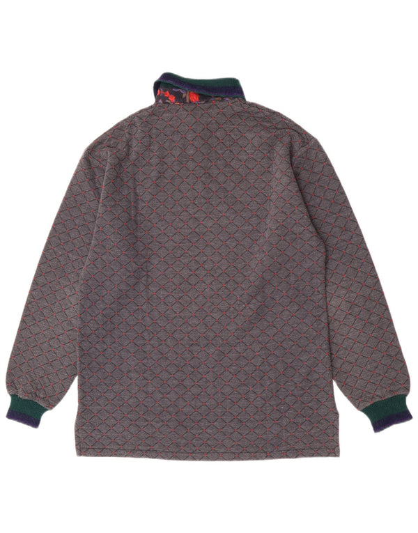 Ανδρικό μπλουζάκι ράγκμπι πόλο Johnny Lambs IT 50 Medium Grey Argyle/Diamond
