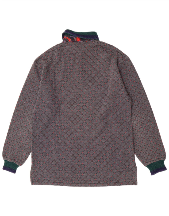 Ανδρικό μπλουζάκι ράγκμπι πόλο Johnny Lambs IT 50 Medium Grey Argyle/Diamond