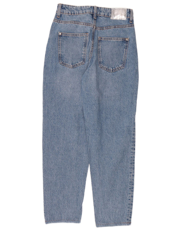 Zara Γυναικείο τζιν κωνικό EU 34 XS W24 L26 Μπλε βαμβακερό
