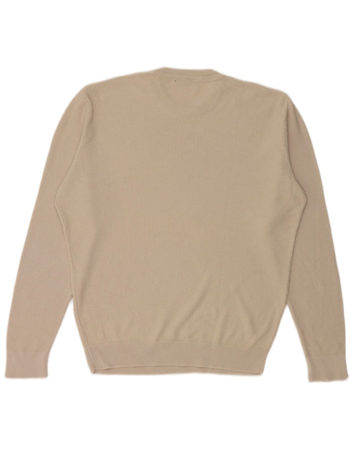 Ανδρικό πουλόβερ Zara Crew Neck Jumper Medium Beige