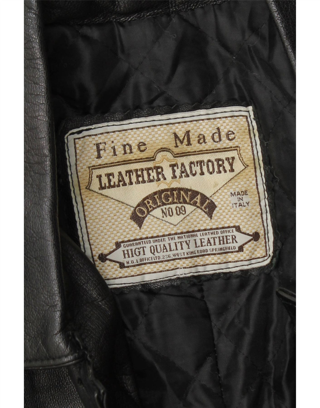 VINTAGE Womens Leather Coat UK 14 Medium Black Leather Vintage Vintage and Second-Hand Vintage from Messina Hembry 