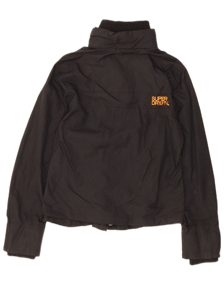 Superdry Γυναικείο μπουφάν βροχής UK 16 Large Black Nylon