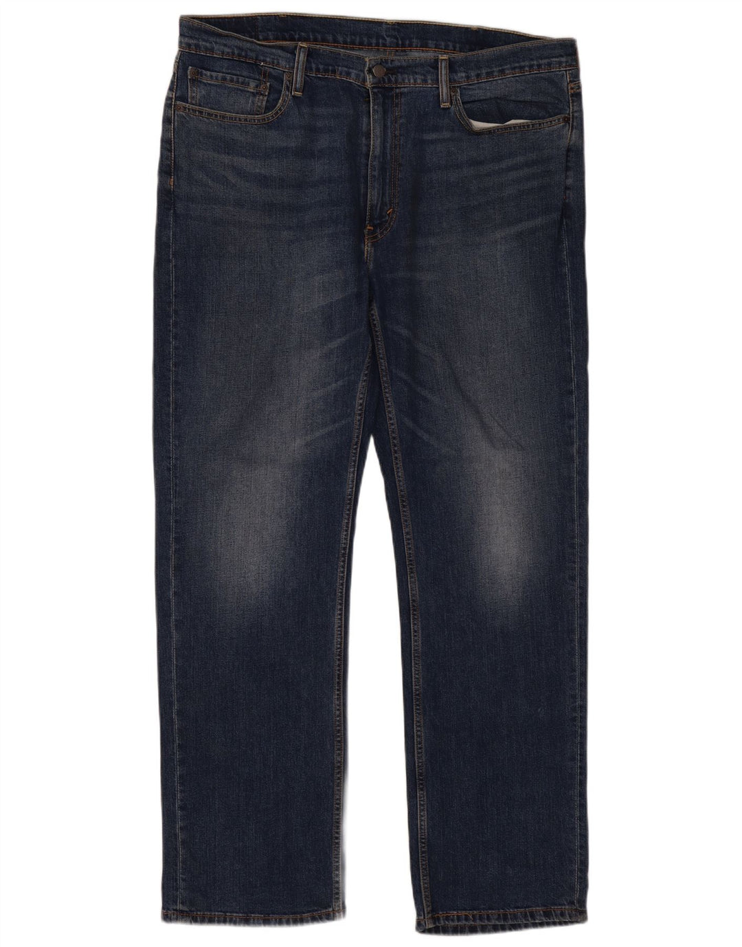Levi's Mens 514 Straight Jeans W38 L32 Μπλε Βαμβακερό