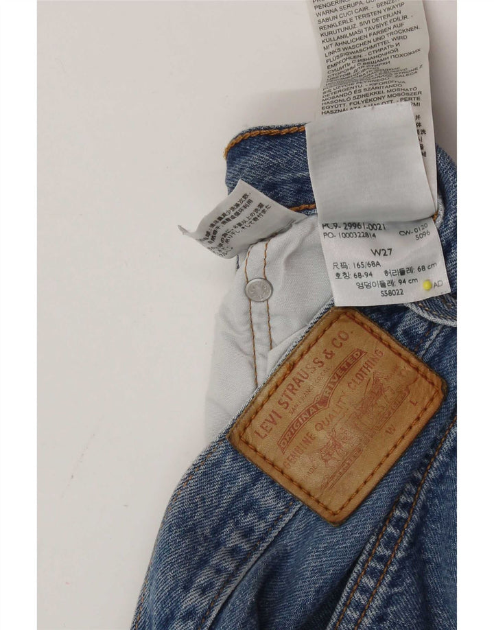 Γυναικείο Σορτς Levi's 501 Τζιν W27 Μικρό Μπλε Βαμβακερό