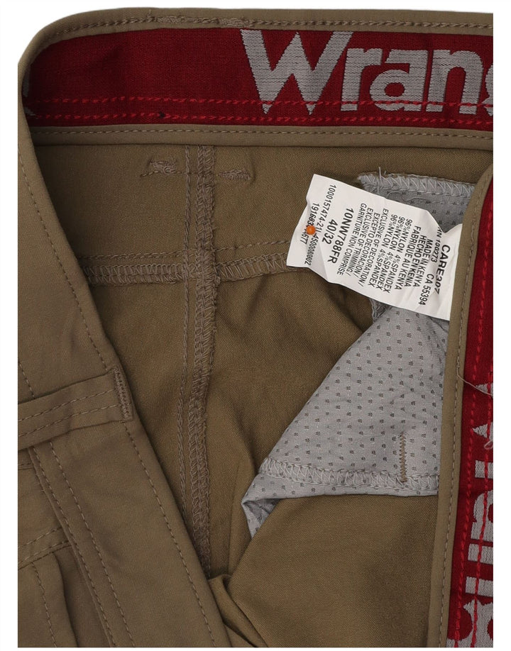 WRANGLER Ανδρικό ίσιο παντελόνι Cargo W40 L32 Khaki Nylon