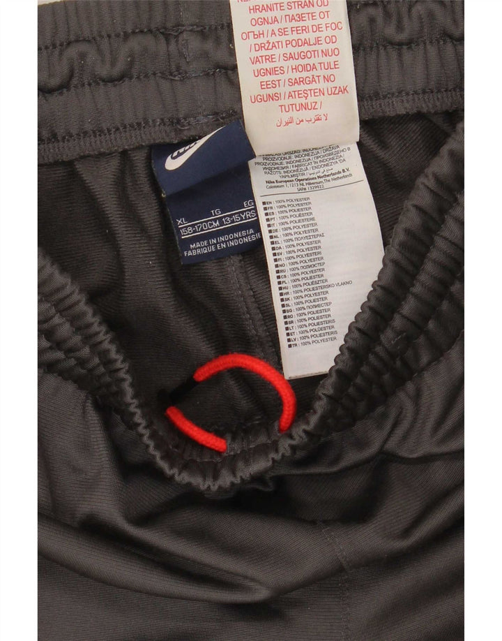 Nike Boys Tracksuit Trousers Joggers 13-14 Years XL Grey Polyester