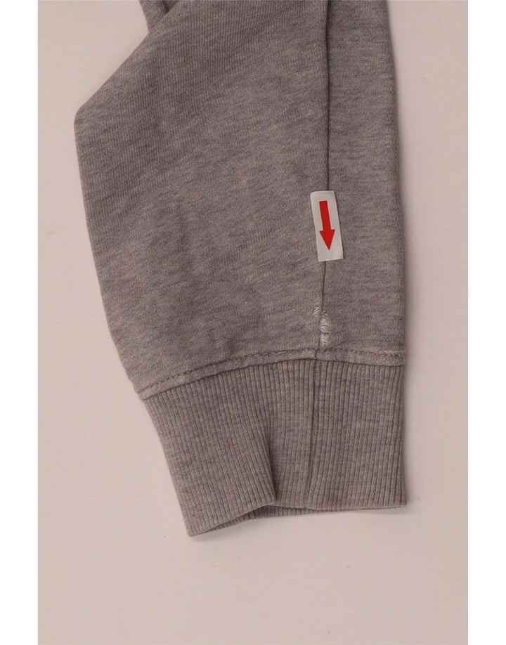 Γραφικό ανδρικό φούτερ Tommy Hilfiger Jumper μεγάλο γκρι βαμβακερό