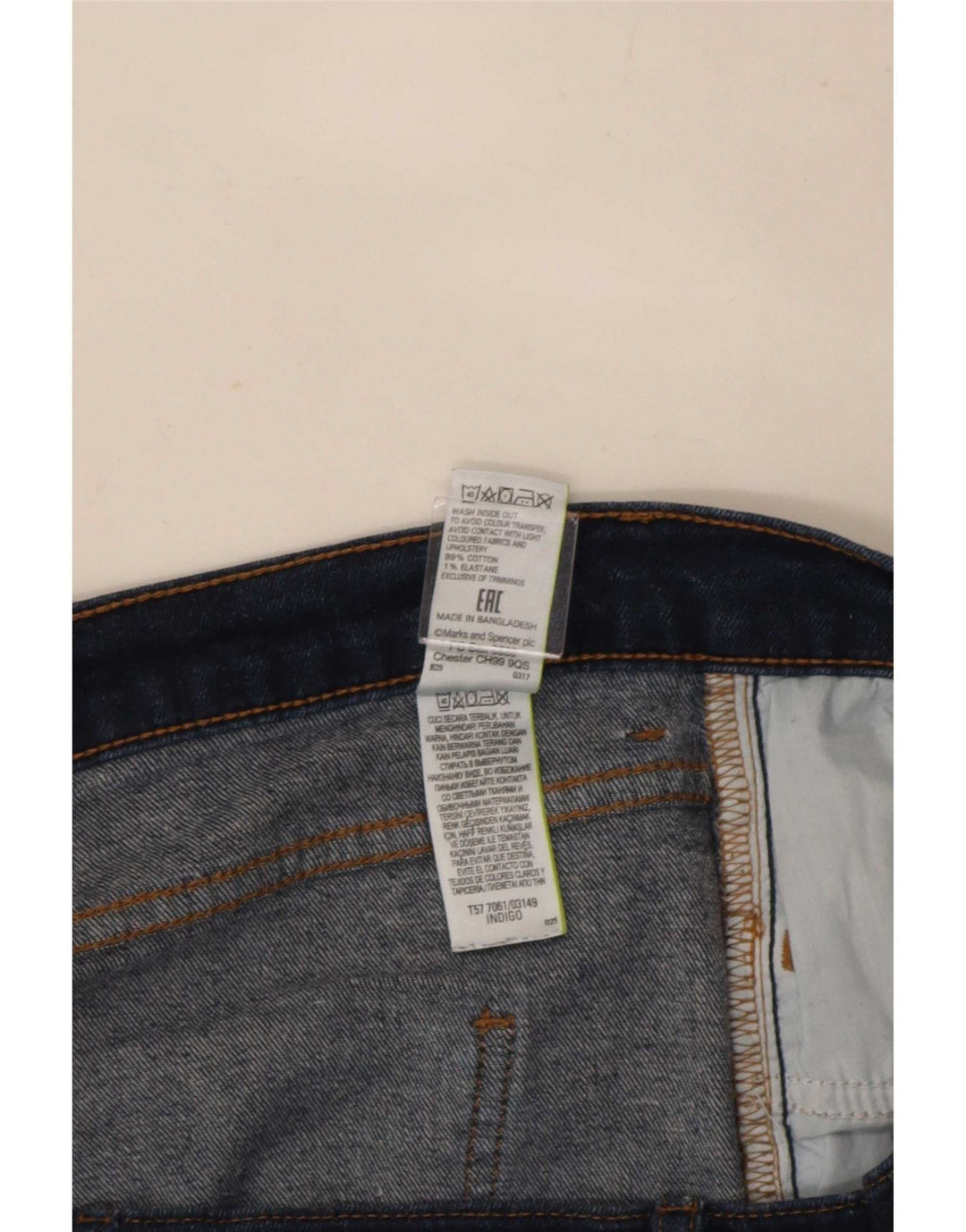 Marks & Spencer Γυναικεία Slim Bootcut Jeans UK 14 Large W32 L29 Navy Blue