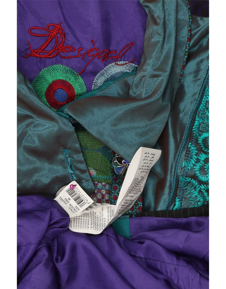 Γυναικείο παλτό Desigual Graphic EU 40 Medium πολύχρωμο συνονθύλευμα