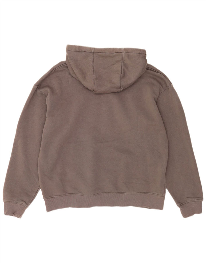 Zara Ανδρικό Hoodie Jumper Μεγάλο Γκρι Βαμβακερό