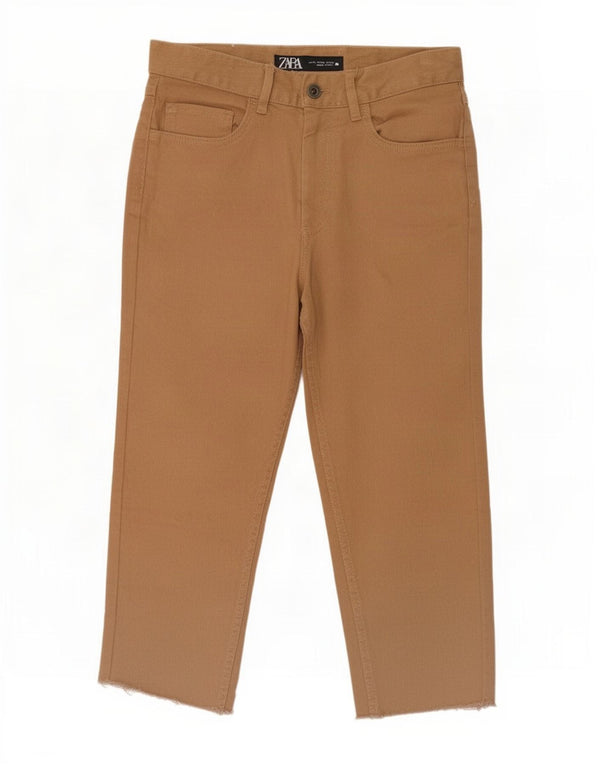 Zara Ανδρικό παντελόνι Capri EU 36 XS W29 L19 Μπεζ βαμβακερό