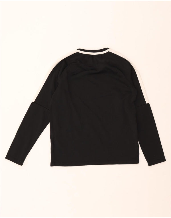 NIKE Boys Dri Fit Top μακριά μανίκια 12-13 ετών Μεγάλο μαύρο χρώμα