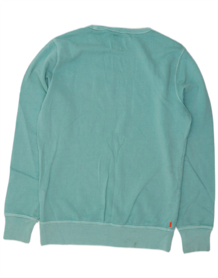 Ανδρικό φούτερ Superdry Jumper Μεγάλο Τυρκουάζ Βαμβακερό