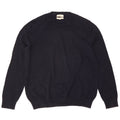 Ανδρικό πουλόβερ Marks & Spencer Crew Neck Jumper XL Navy Blue Cotton