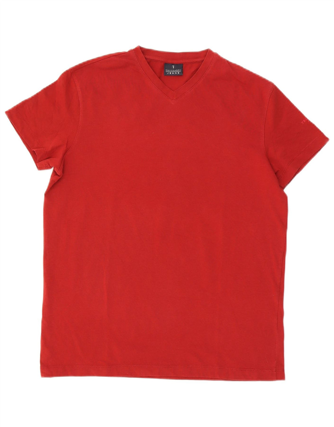 Ανδρικό T-Shirt Trussardi Jeans Top Medium Red