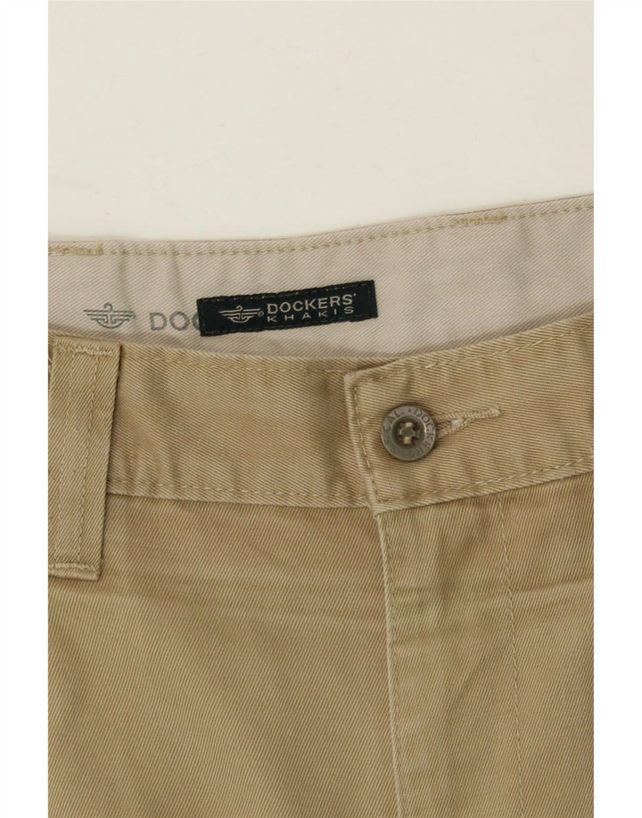 DOCKERS Mens Pegged Chino Trousers W36 L31 Beige Vintage Dockers and Second-Hand Dockers from Messina Hembry 