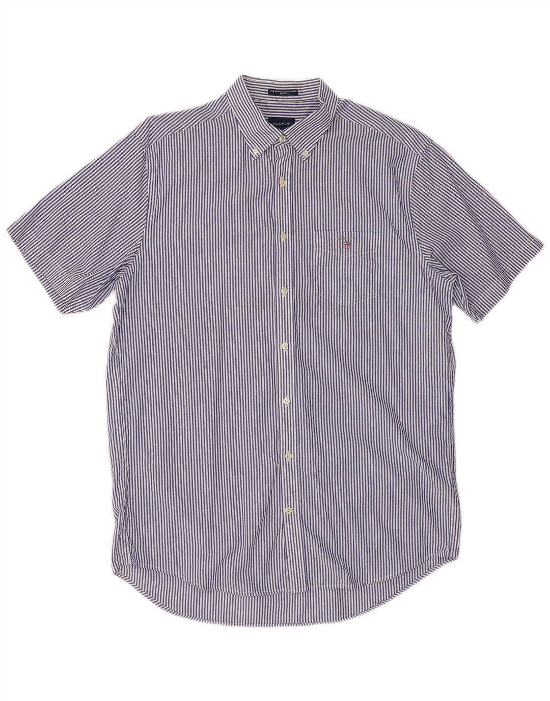 Ανδρικό πουκάμισο GANT Regular Fit Size 41/42 16 1/2 Large Navy Blue Pinstripe