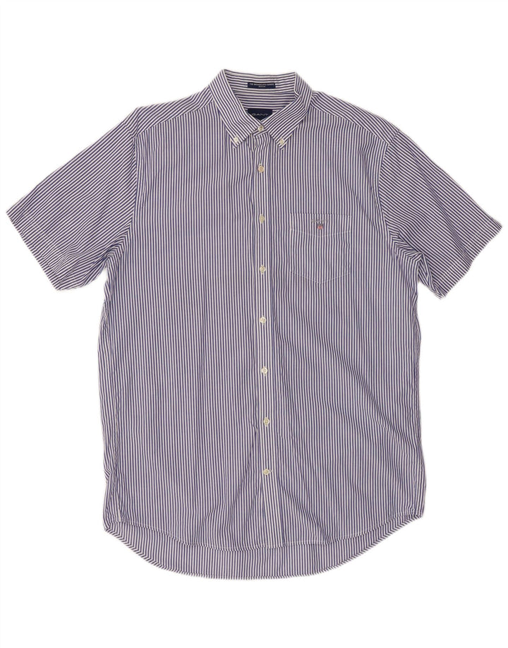 Ανδρικό πουκάμισο GANT Regular Fit Size 41/42 16 1/2 Large Navy Blue Pinstripe