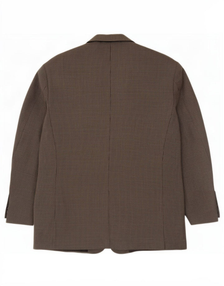 Marks & Spencer Ανδρικό σακάκι σακάκι με 3 κουμπιά UK 44 XL Grey Gingham New Wool