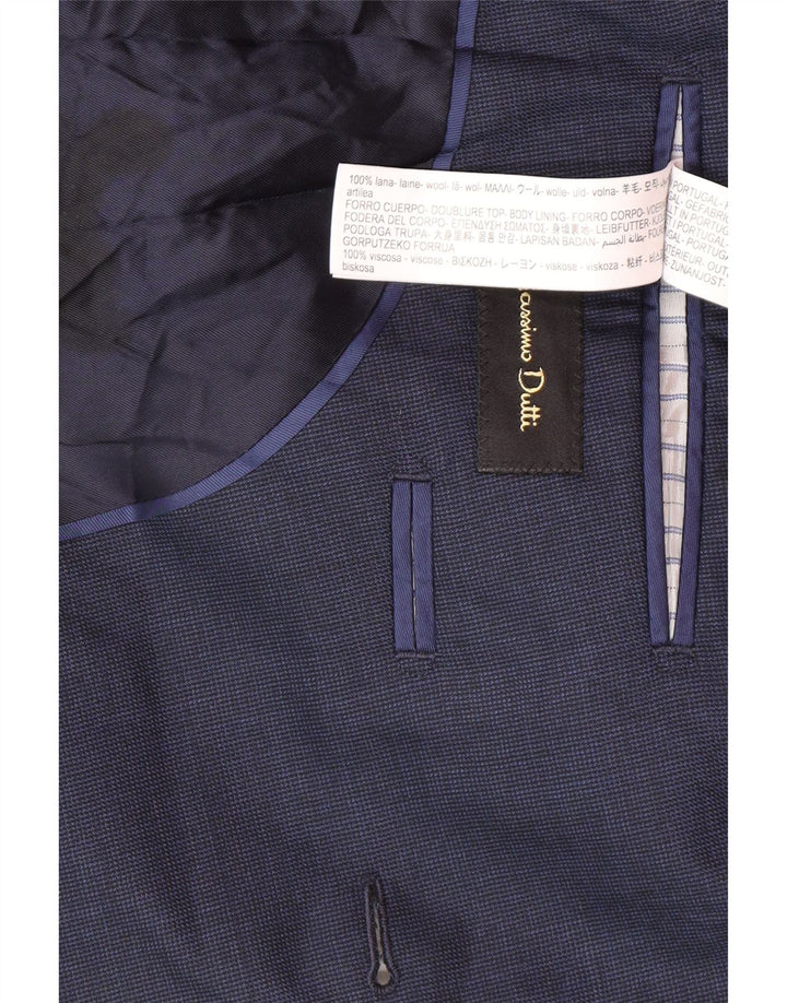 Massimo Dutti Ανδρικό σακάκι μπλέιζερ EU 50 Medium Navy Blue Houndstooth