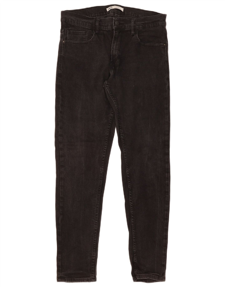 Zara Ανδρικό Slim Jeans EU 44 Large W34 L31 Μαύρο