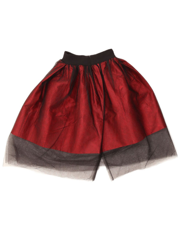 Vintage Γυναικεία Tutu Φούστα W20 3XS Βουργουνδία