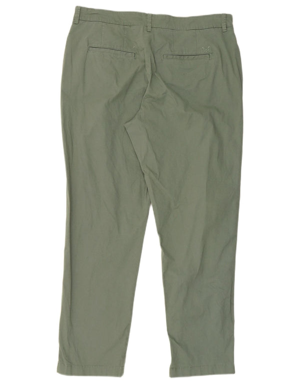 Crew Clothing Γυναικεία κωνικό παντελόνι Chino UK 16 Large W36 L30 Green
