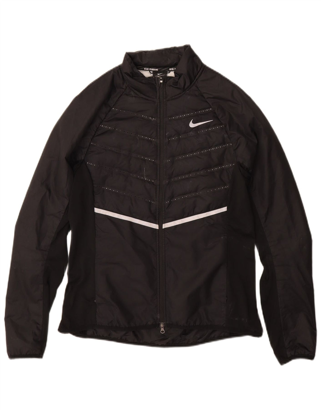 NIKE Γυναικείο Μπουφάν Racer UK 12 Μεσαίο Μαύρο Πολυεστέρας
