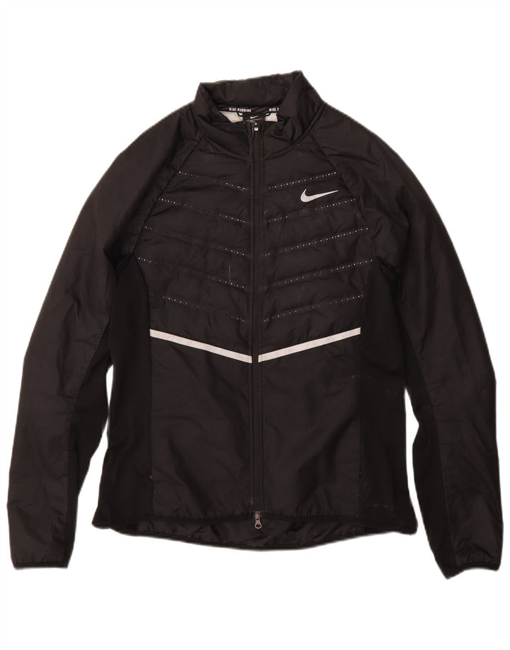 NIKE Γυναικείο Μπουφάν Racer UK 12 Μεσαίο Μαύρο Πολυεστέρας