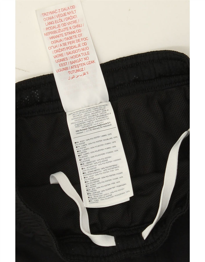 Παντελόνι Nike Boys Dri Fit Windbreaker 12-13 ετών μεγάλο μαύρο πολυεστέρα