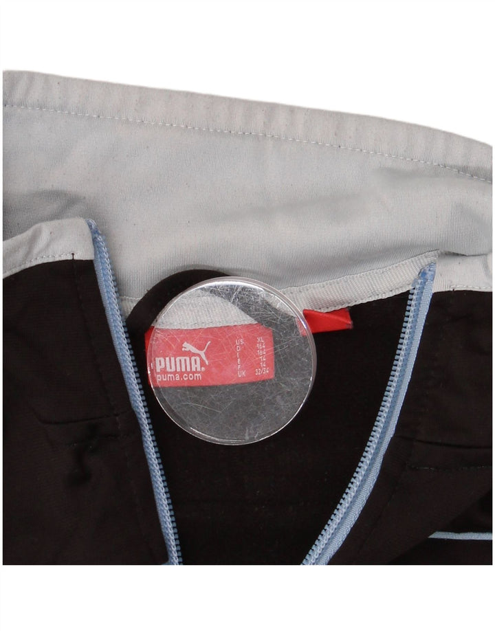 Γραφική φόρμα PUMA Boys Top Jacket 13-14 Years Black Colourblock