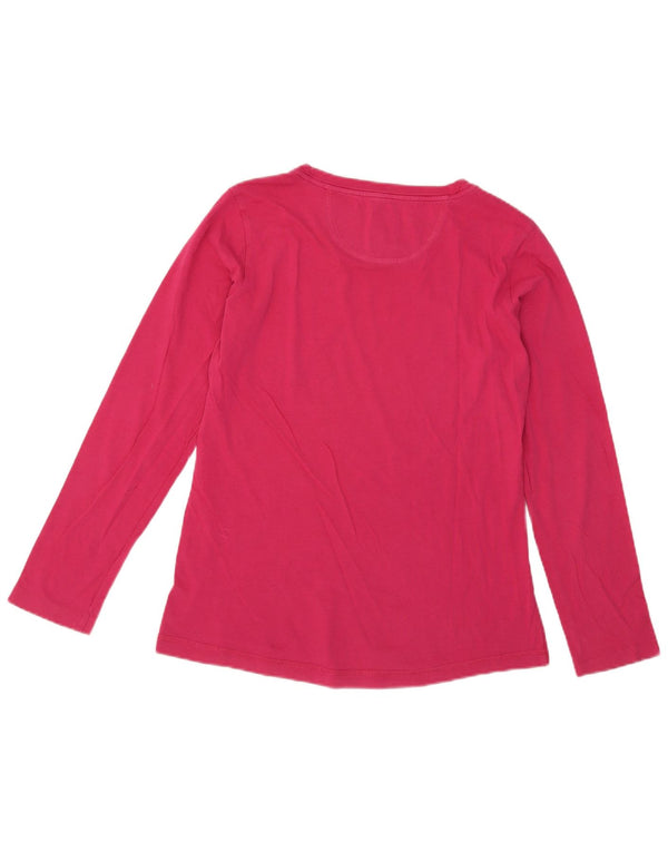 Champion Womens Heritage Fit Graphic Top μακρυμάνικο UK 18 XL Ροζ βαμβακερό