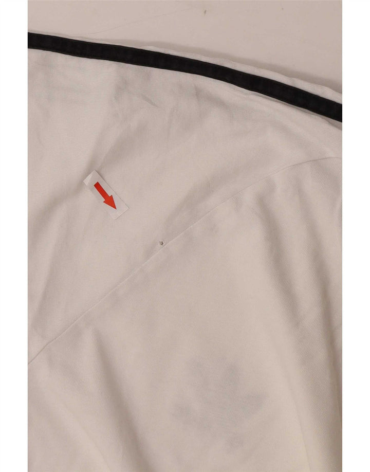 Ανδρικό T-Shirt Adidas Τοπ μεσαίο λευκό βαμβακερό