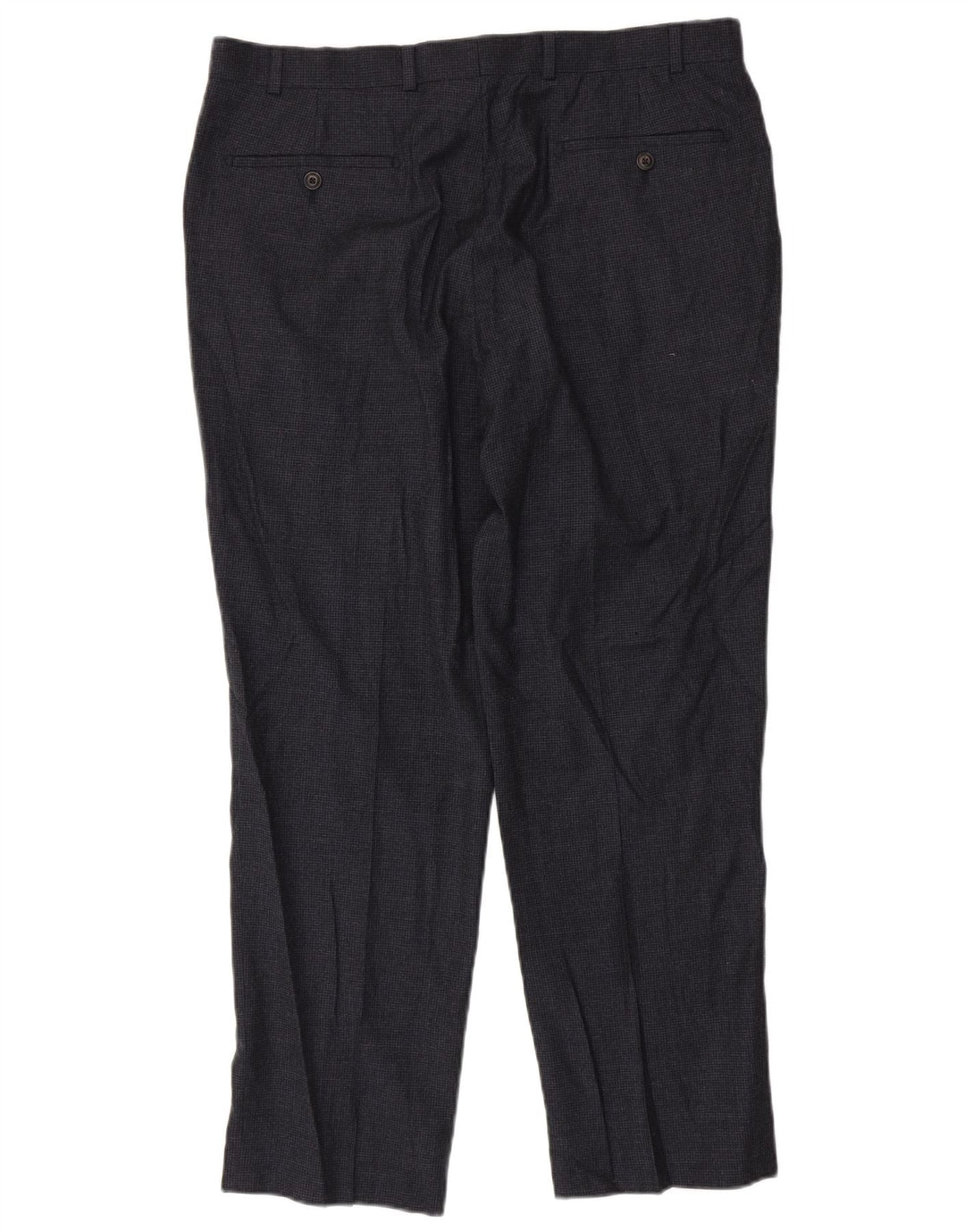 Ανδρικό παντελόνι με φόρμα Marks & Spencer W36 L29 Grey Houndstooth