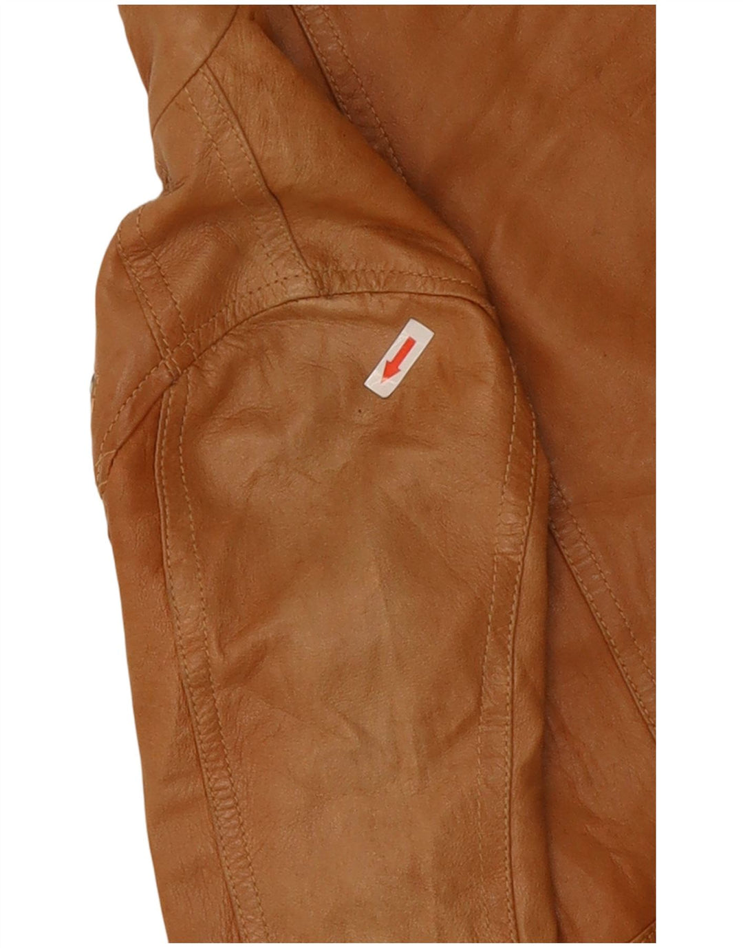 XETRA Γυναικείο Δερμάτινο Μπουφάν Biker UK 8 Small Beige