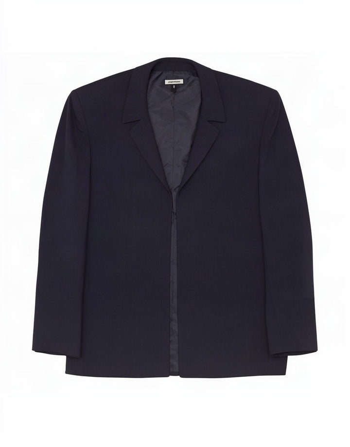 Marks & Spencer Γυναικείο σακάκι UK 14 Large Navy Blue Polyester