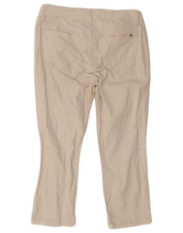 Tommy Hilfiger Γυναικείο Cropped Jeans US 12 Large W34 L23 Beige βαμβακερό
