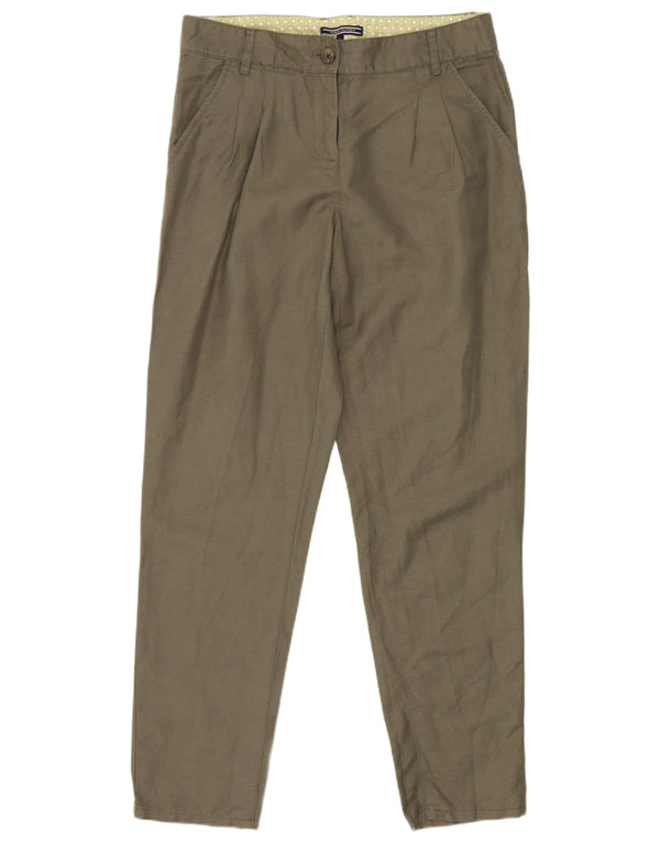 Tommy Hilfiger Γυναικείο κωνικό παντελόνι Chino US 4 Small W28 L28 Χακί Λευκά είδη