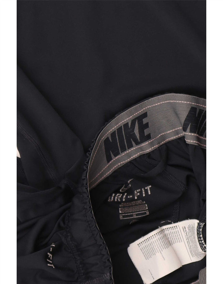 Γυναικείο αθλητικό σορτς Nike Dri Fit UK 14 μεσαίου μπλε πολυεστέρα