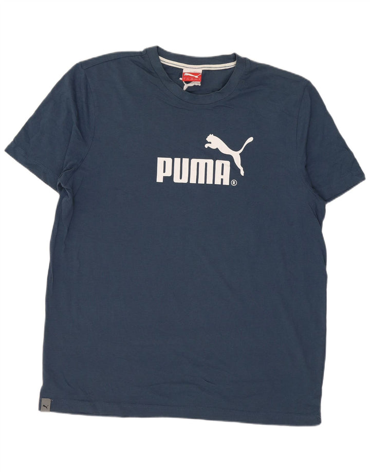 Ανδρικό γραφικό μπλουζάκι Puma Top Medium Navy Blue