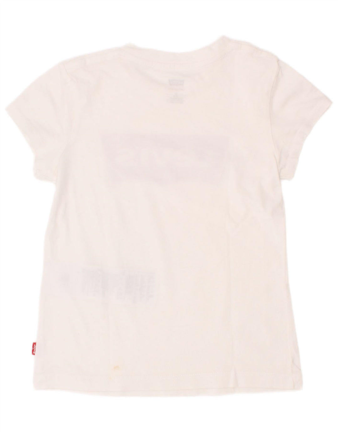 Γραφικό T-Shirt Levi's Boys Top 4-5 ετών Λευκό βαμβακερό