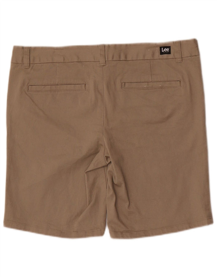 Lee Γυναικείο Σορτς Chino US 13 Large W34 Καφέ Βαμβακερό