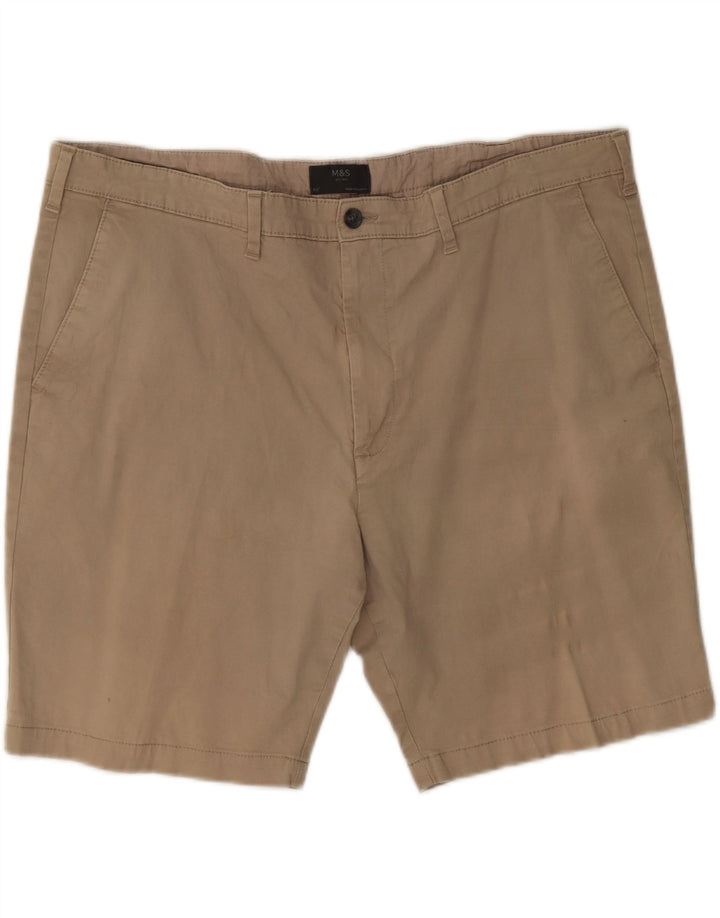 Ανδρικό σορτς Chino Marks & Spencer W44 2XL Χακί βαμβακερό
