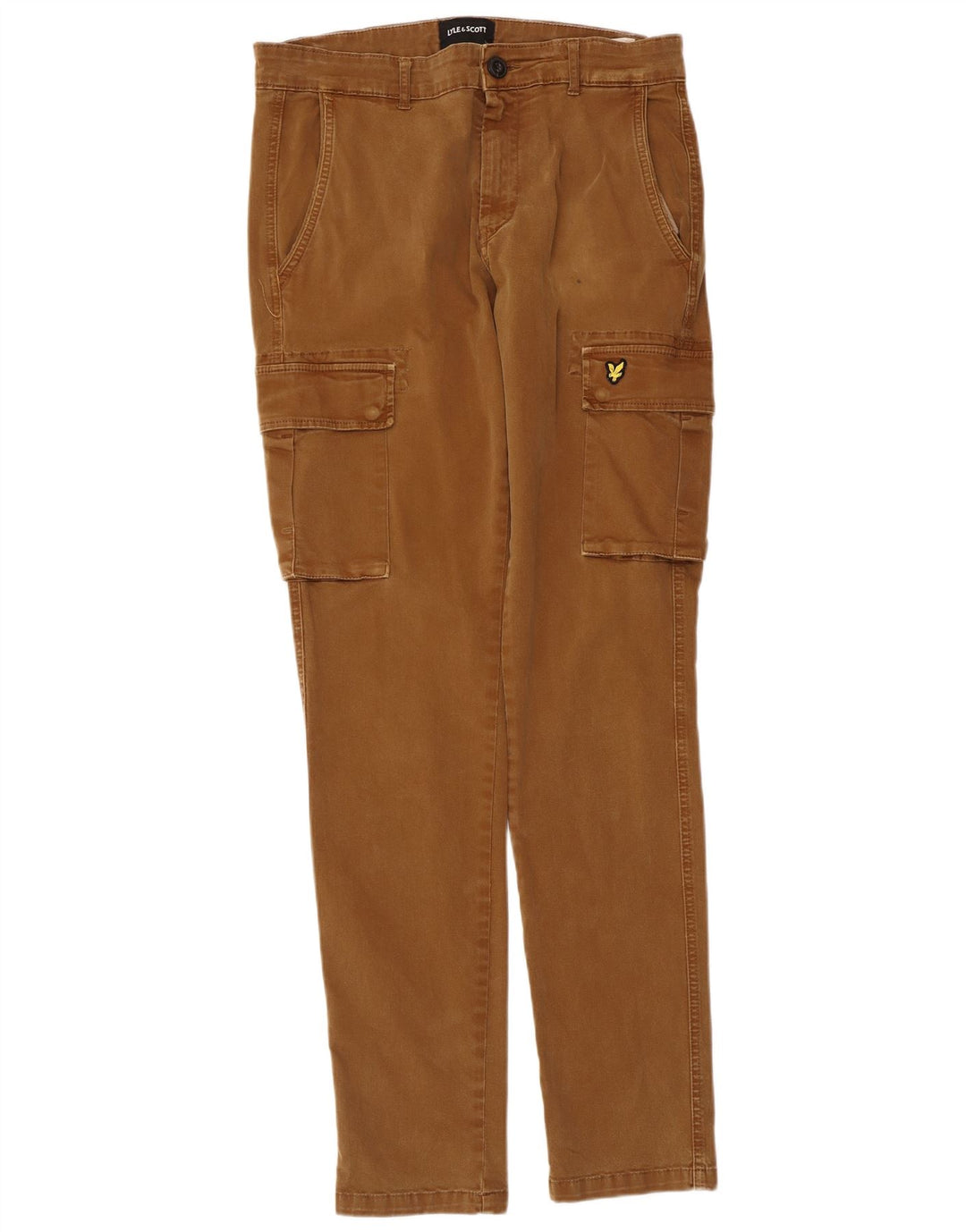 Lyle & Scott Ανδρικό Slim Cargo Παντελόνι W32 L33 Καφέ Βαμβακερό